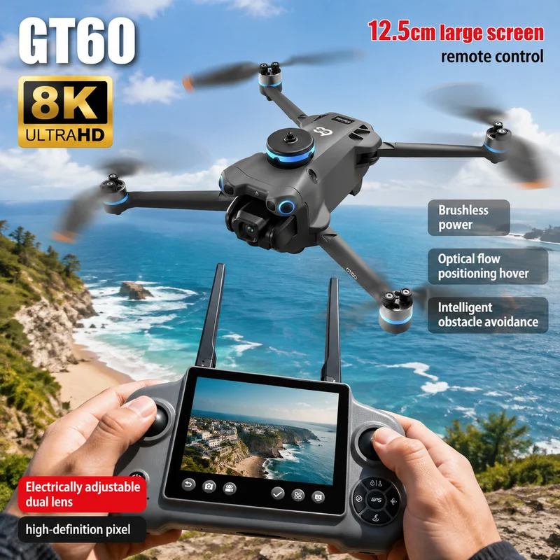 Drone Gps Module - NEUE GT60 Mini-Drohne mit Doppelkameras, 8K